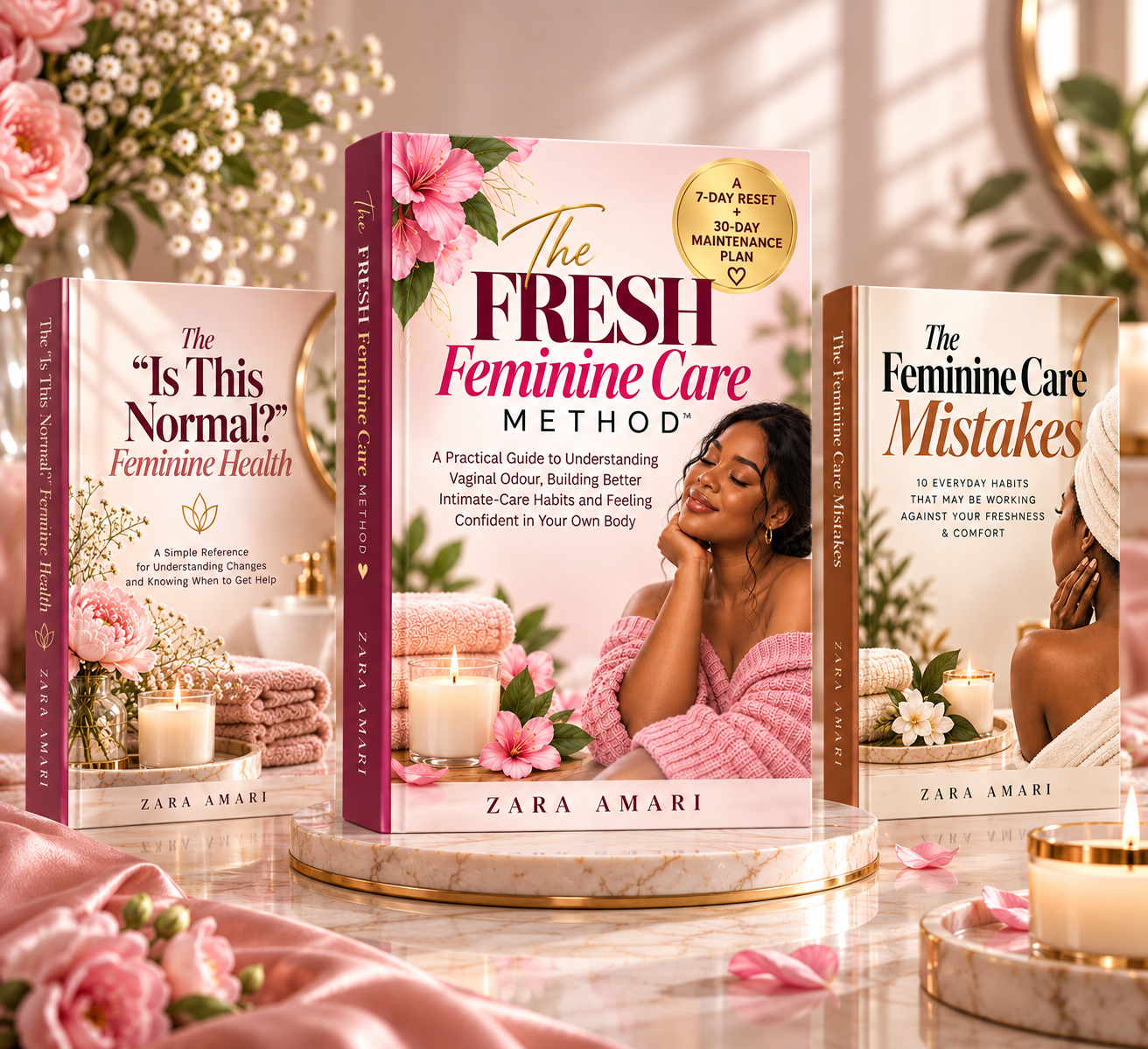 The Fresh Feminine Care Method complete bundle with both bonus guides